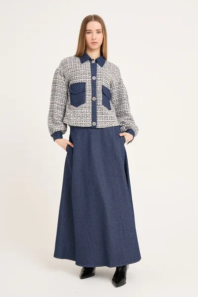 Aview Jacket White/Blue AV5067
