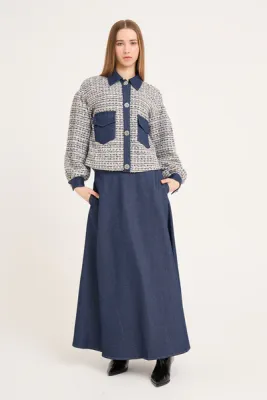 Aview Jacket White/Blue AV5067