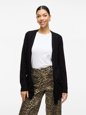 Vila VIRIL OPEN L/S KNIT CARDIGAN - NOOS Black 14044041