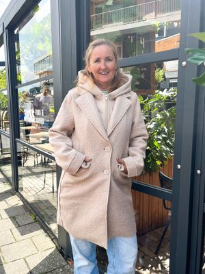 Nukus Inna Jacket Boucle Sand NKF12003