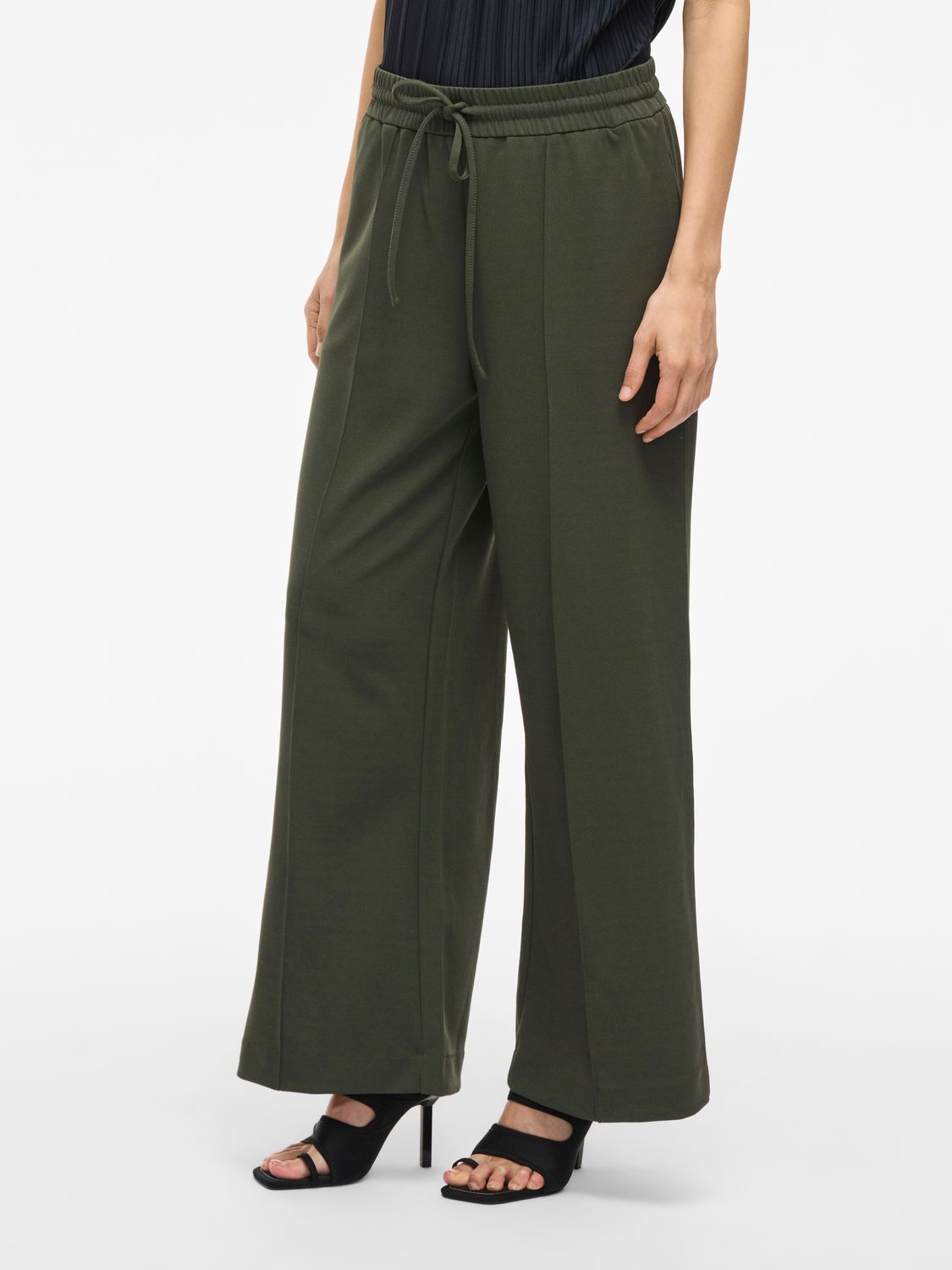 Vila VICLUA HW WIDE PANTS-NOOS Deep Depths 14095436