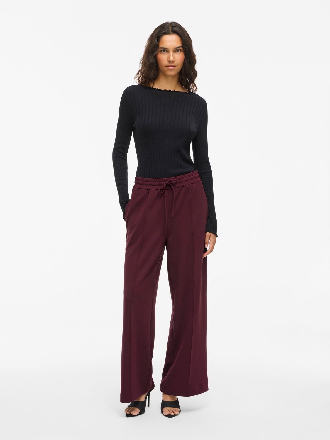 Vila VICLUA HW WIDE PANTS-NOOS Fig 14095436
