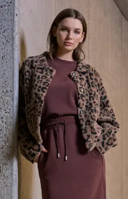 Rino &amp; Pelle Boxy jacket leopard Bubbly.5012511