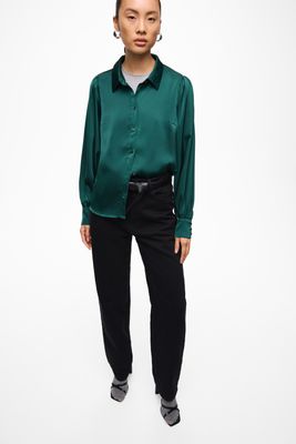 Vila VIENNA RAVENNA L/S BALLOON SHIRT - : Ponderosa Pine 14107462