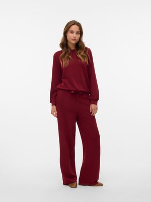 Vero Moda VMHALI HW WIDE PANT JRS GA BOO Syrah 10331767