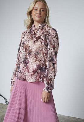 Sisters Point Blouse Flower Blush ELZA-LS