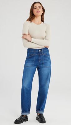 Cup Of Joe Denim arc leg Astra Blue Selena