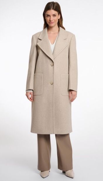 Rino &amp; Pelle Single breasted coat birch melange Cecile.7002511