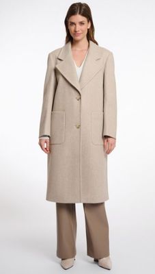 Rino &amp; Pelle Single breasted coat birch melange Cecile.7002511