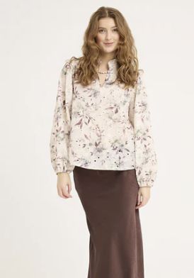 Aview AV6028 off white/dusty green GRETE BLOUSE