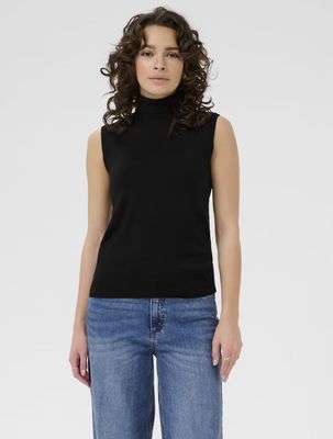 Kaffe Kalizza Rollneck Top Black Deep 10510977