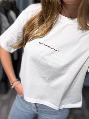 Amaya Amsterdam T-shirt WhiteRed Bailey