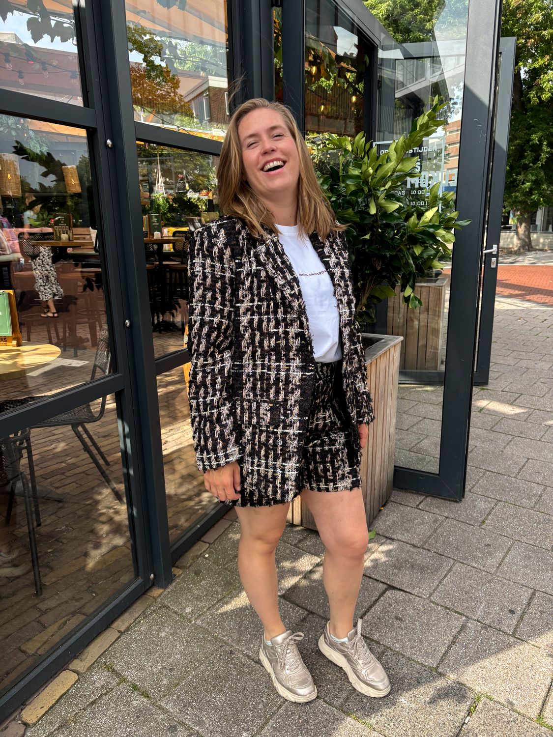 Amaya Amsterdam Blazer Black Momo