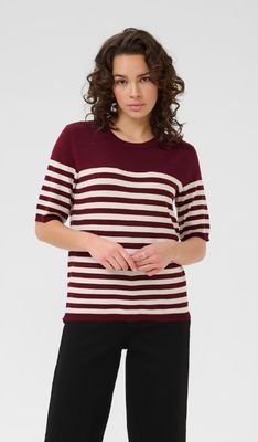 Kaffe Kalizza Striped Knit Windsor/Turtledov 10508410