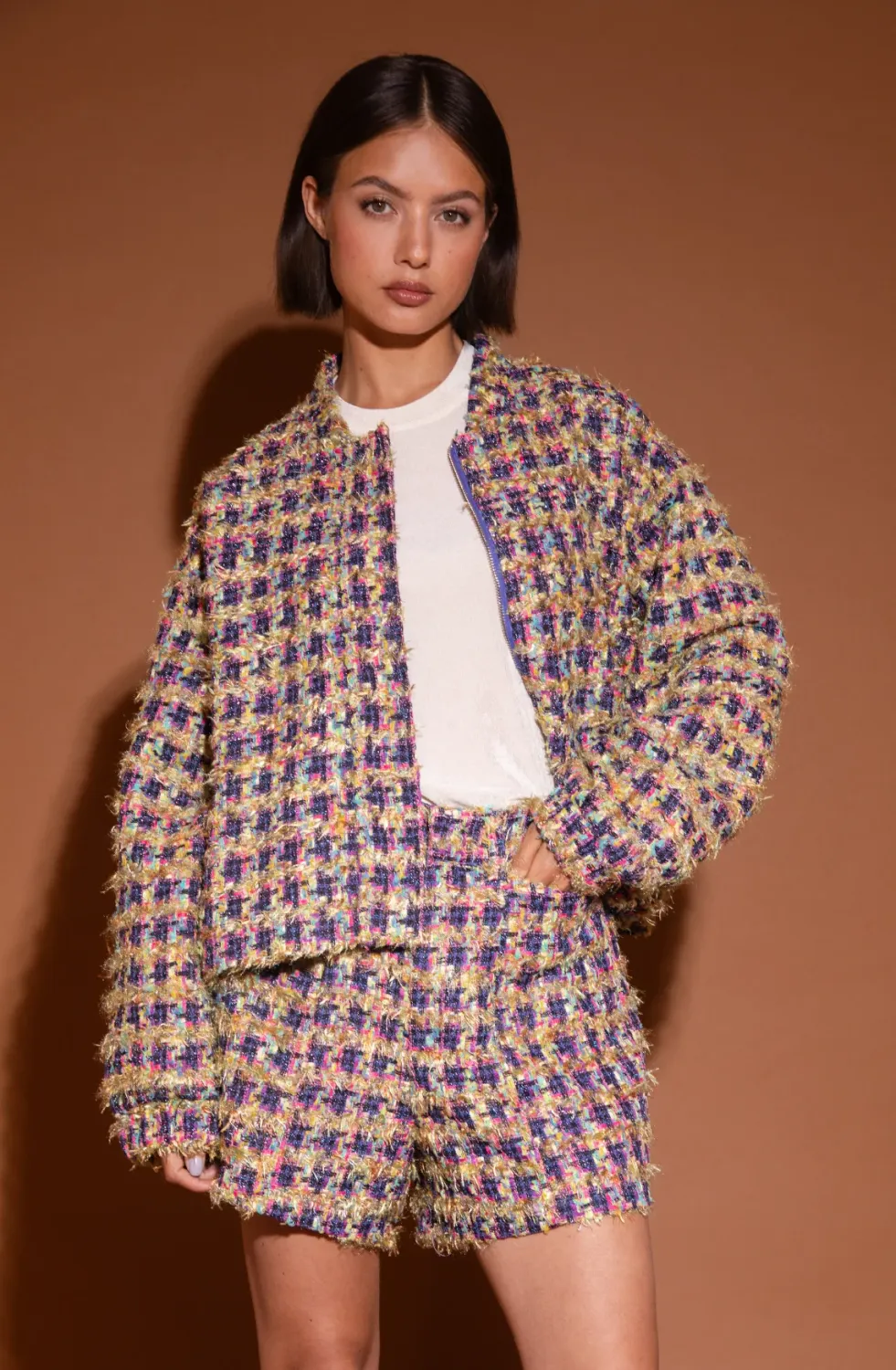 Studio Amaya Jacket Multi print Fleur