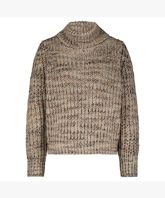 Red Button Cocoon multi sweater brown SRB4741
