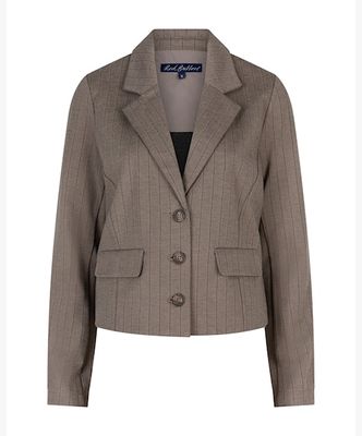 Red Button Skipper Punta Pinstripe Warm Taupe SRB4623