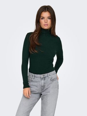 Only ONLKAROL L/S ROLLNECK PULLOVER KNT : Scarab 15165075