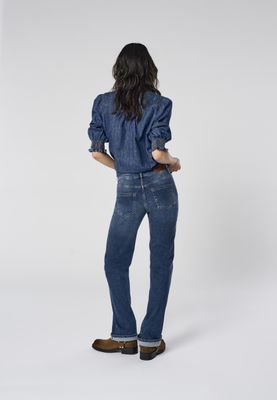 Only ONLBLUSH MID STRAIGHT DNM TAI021 NO: Dark Blue Denim 15344167