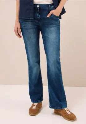 Cecil Style TOS Toronto BOOTCUT Dark Dark blue wash B379698