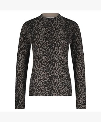 Red Button Sweet Animal Print black SRB4746