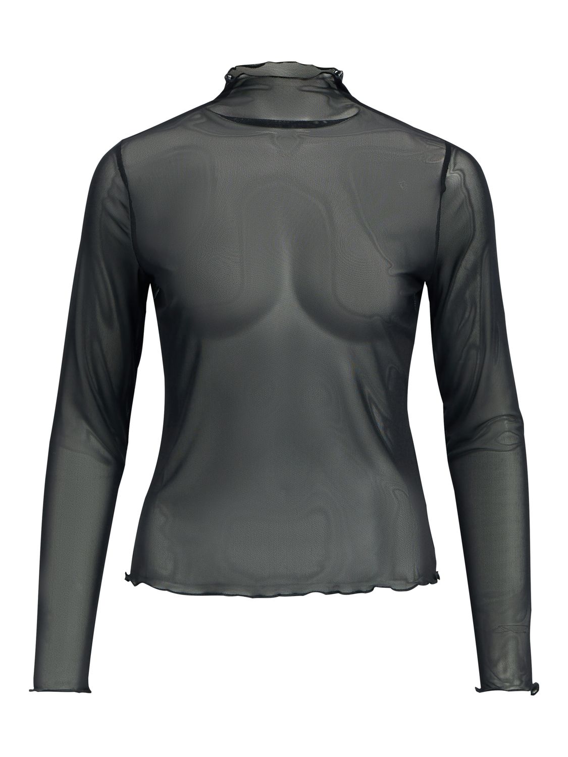 Object OBJNELA LS O-NECK MESH TOP REP Black 23046001