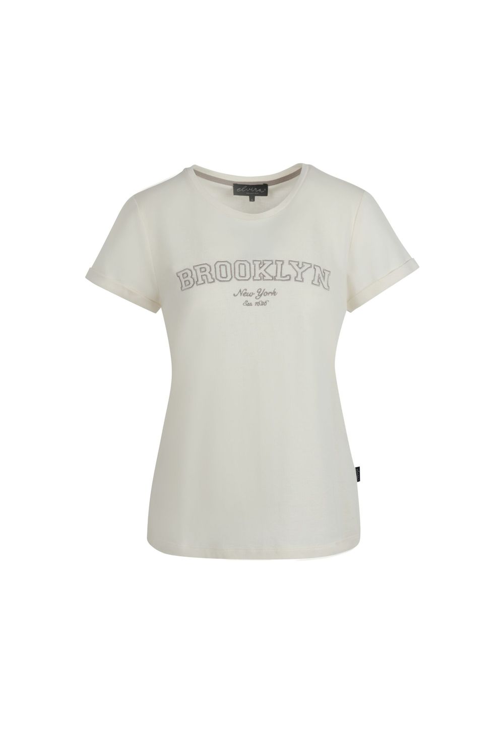 Elvira Collections T-shirt Brooklyn Ecru E4 25-001