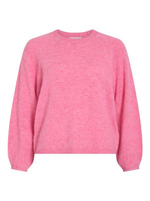 Vila VISAPNA O-NECK L/S KNIT TOP/PB Sangria Sunset 14109010