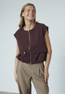 Sisters Point Gilet Deep Bordeaux 19298 GARWIN-WE3