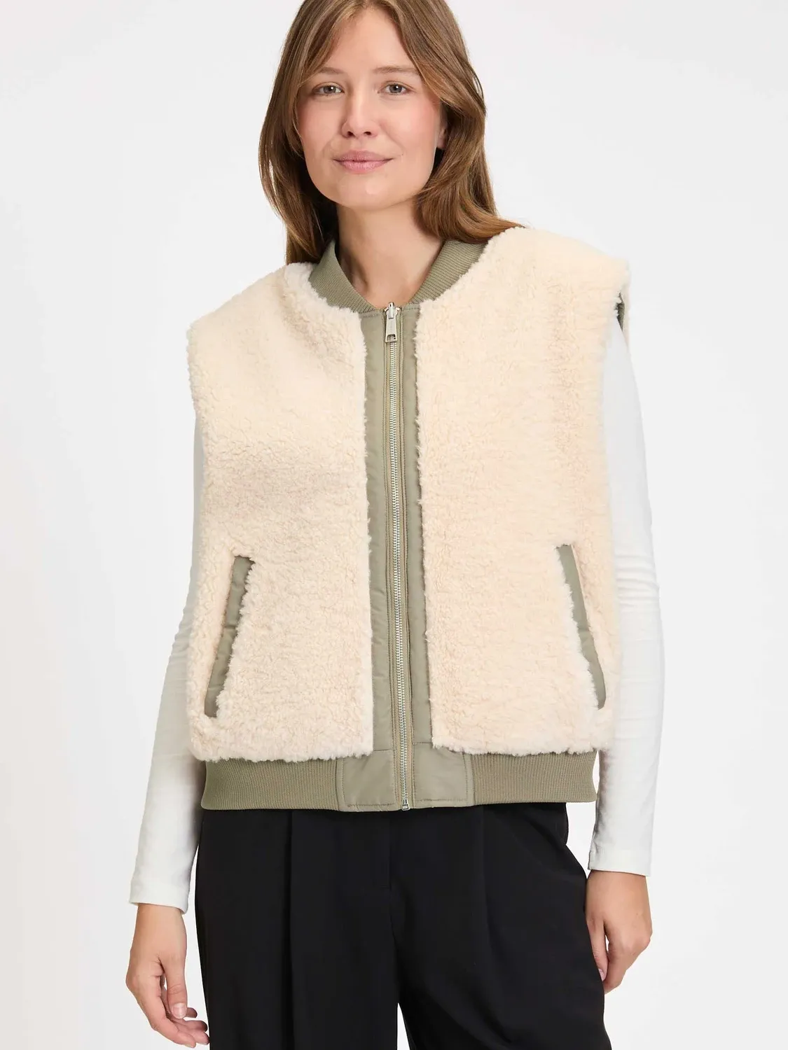 Covered Bodywarmer Brindle L70053CO04 TERRY