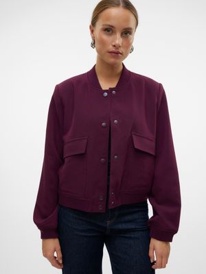 Vero Moda VMAMALA SHORT JACKET NOOS Winetasting 10307303