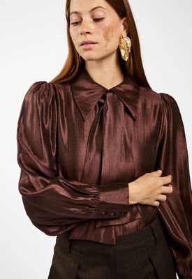 Aaiko VERONNE TIE SHIMM RAY 517 CHICORY COFFEE VERONNE TIE SHIMM RA