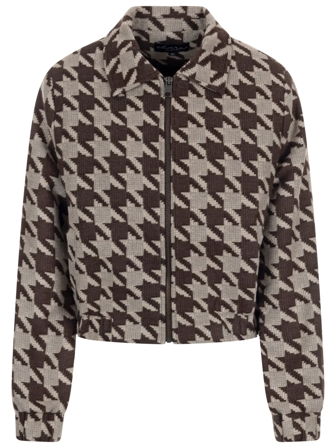 Elvira Bomber Puck Pied de Poule E4 25-059