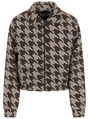 Elvira Bomber Puck Pied de Poule E4 25-059
