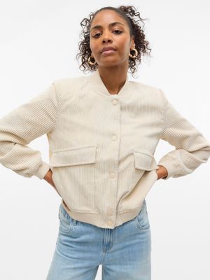 Vero Moda VMRAINIE AMALA SHORT JACKET Oatmeal 10329729