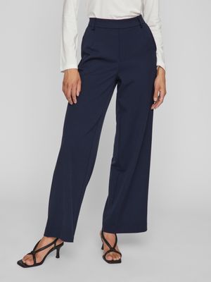 Vila VIVARONE HW WIDE PANT - NOOS Navy Blazer 14087407