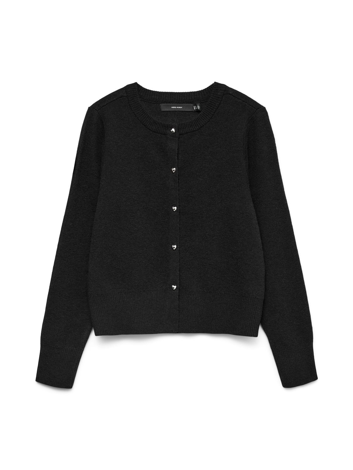 Vero Moda VMKACY LS O-NECK CARDIGAN Black 10334916