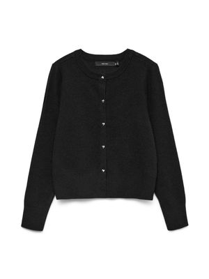 Vero Moda VMKACY LS O-NECK CARDIGAN Black 10334916