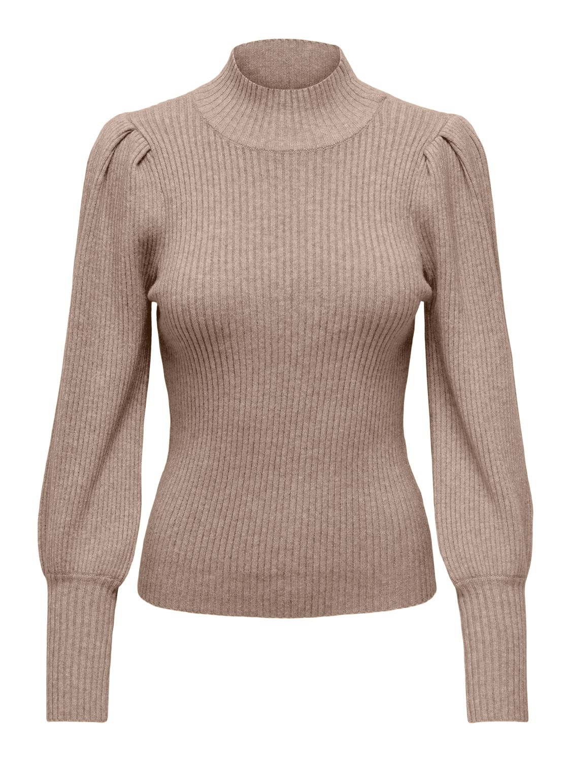 Only ONLKATIA L/S HIGHNECK PULLOVER KNT : Mocha Meringue/W. ME 15232494