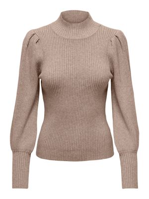 Only ONLKATIA L/S HIGHNECK PULLOVER KNT : Mocha Meringue/W. ME 15232494