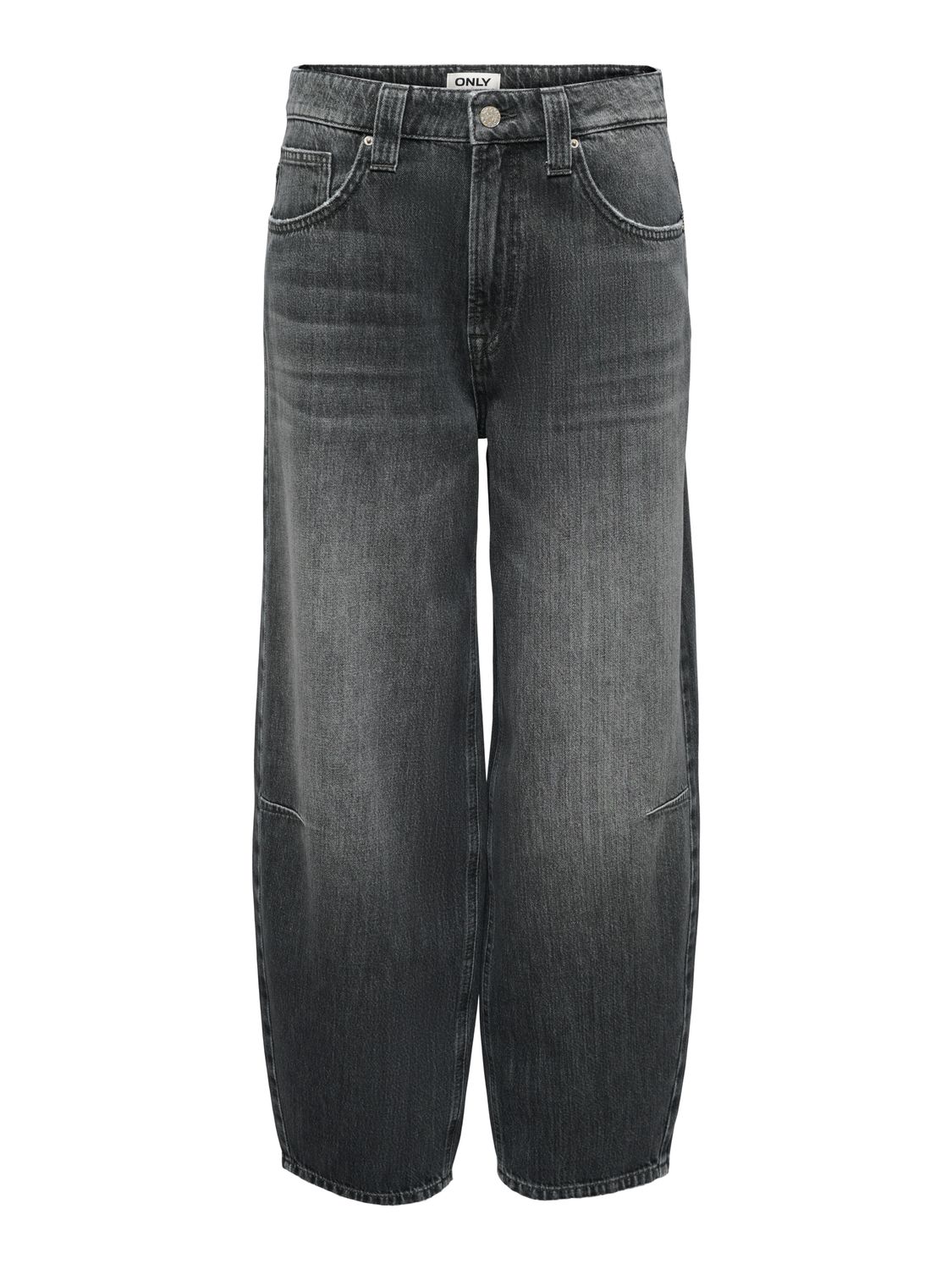 Only ONLFRANKIE HW ANK BARREL DNM DOT WB Washed Black 15370775