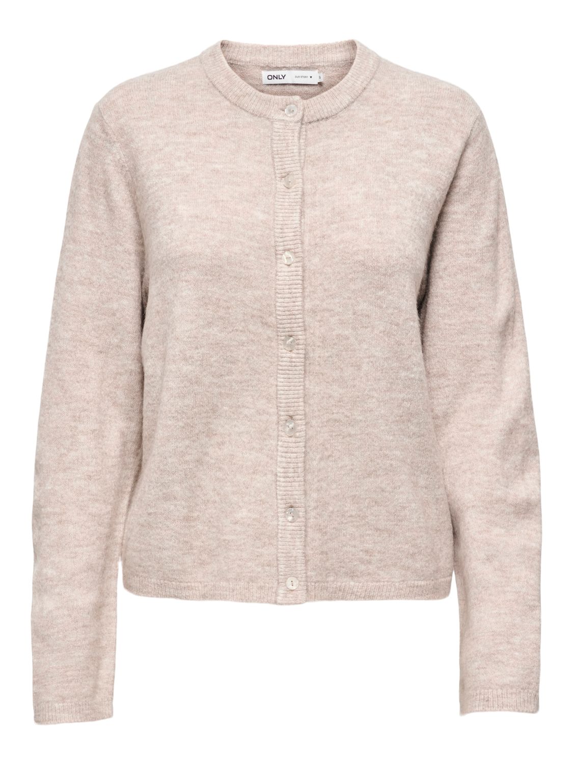 Only ONLSIMONI L/S O-NECK CARDIGAN KNT N: Pumice Stone/MELANGE 15368980
