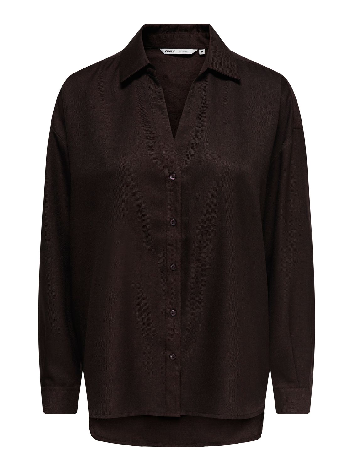 Only ONLHARRIET LIFE L/S SHIRT WVN Mole/MELANGE 15344161