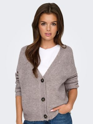 Only ONLEA GLITTER S/L 2-WAYS TOP JRS NO: Chocolate Truffle/Chocolate tr 1535649