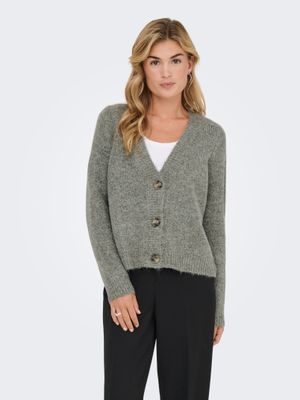 Only ONLZOEY L/S REGULAR CARDIGAN KNT NO: Kalamata/Melange 15332549