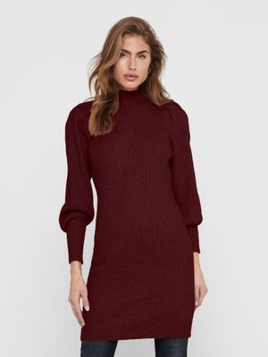 Only ONLKATIA LIFE L/S DRESS KNT NOOS Cabernet 15232502