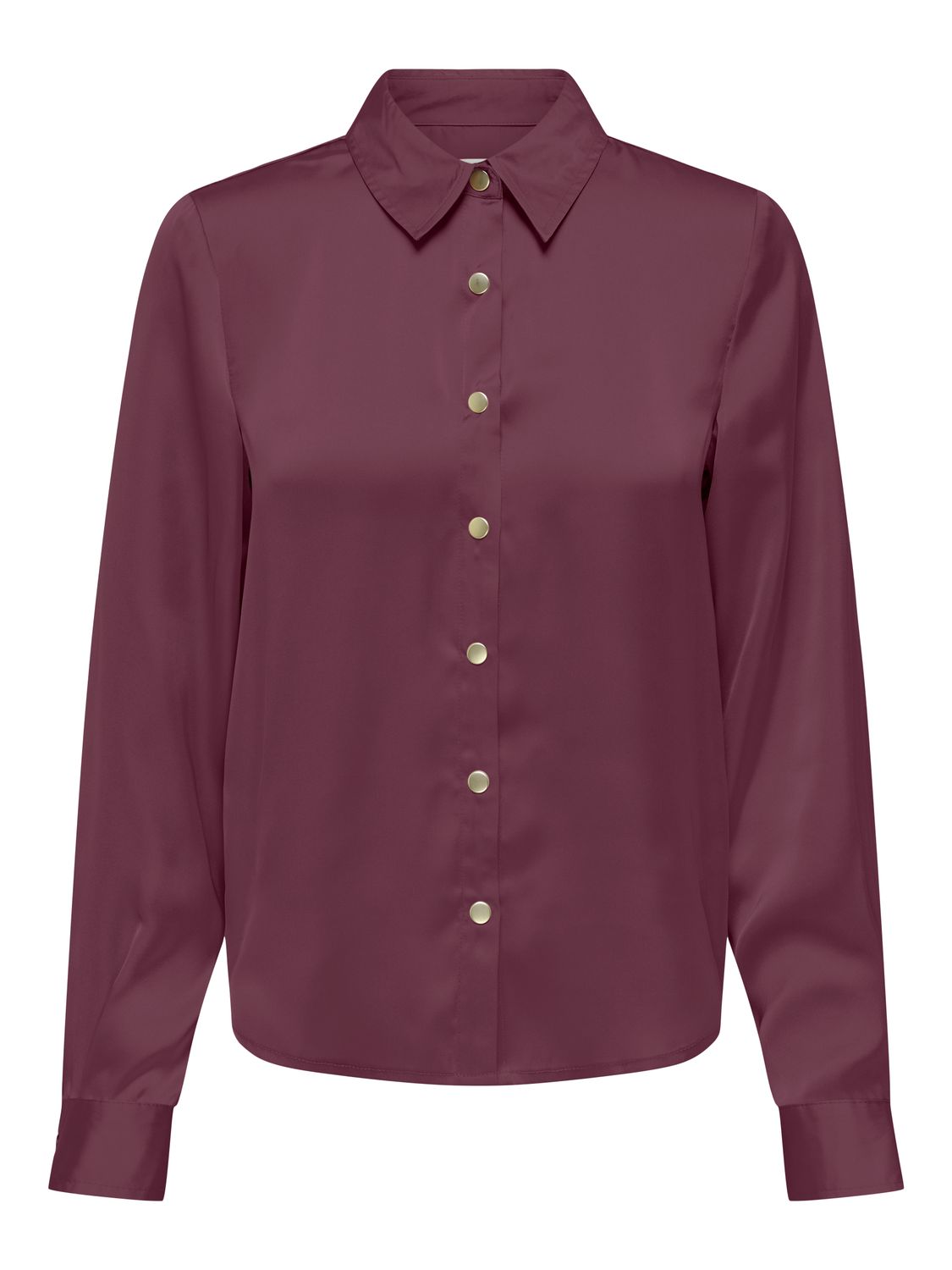 Only ONLZORA LS SATIN SHIRT WVN Mauve Wine 15356386