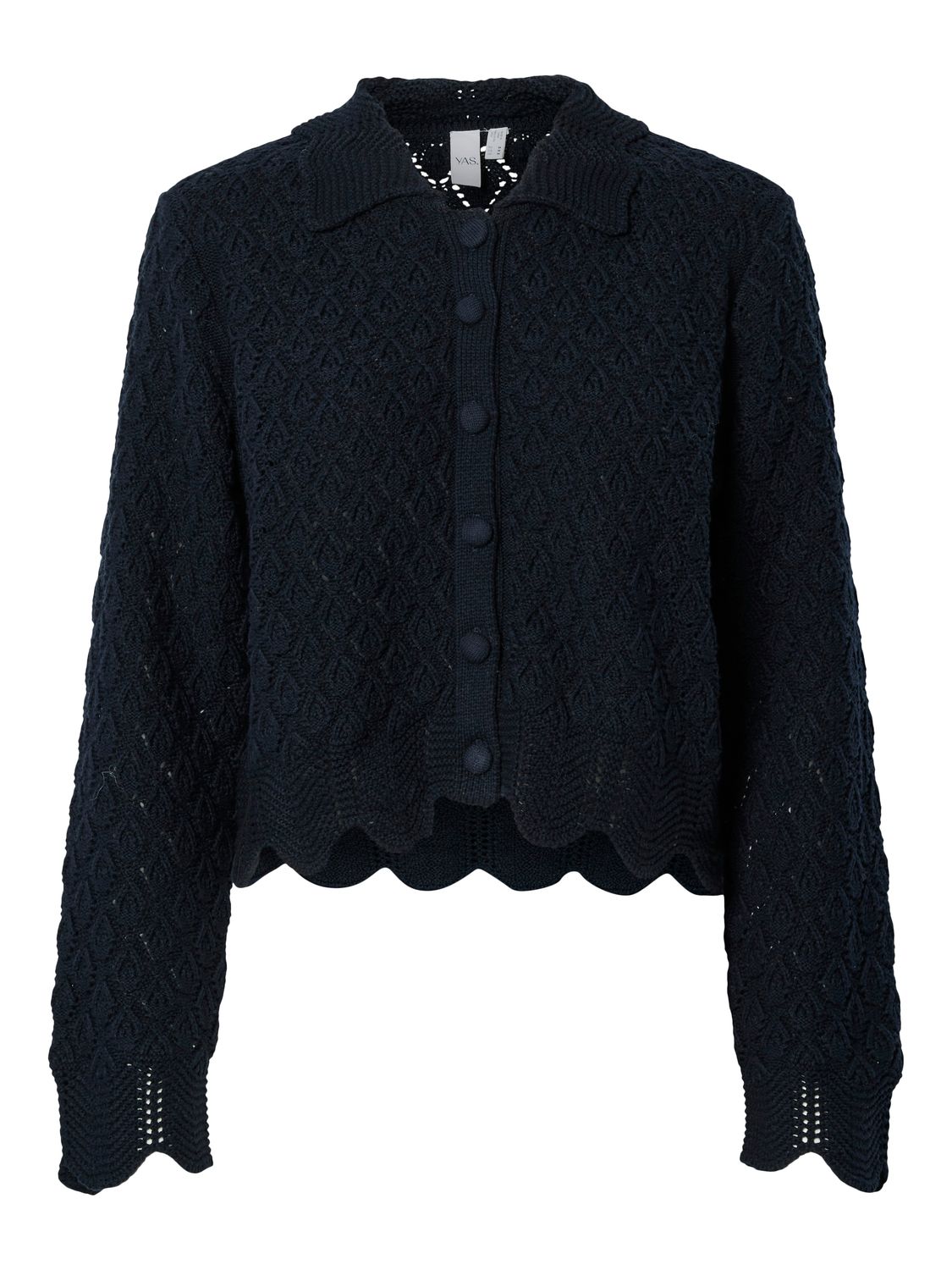YAS YASSAVA LS KNIT CARDIGAN S. Navy Blazer 26037957