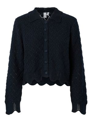 YAS YASSAVA LS KNIT CARDIGAN S. Navy Blazer 26037957