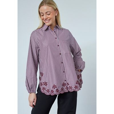 Sisters Point Blouse Pink/Bordeaux ISTEA-SH1